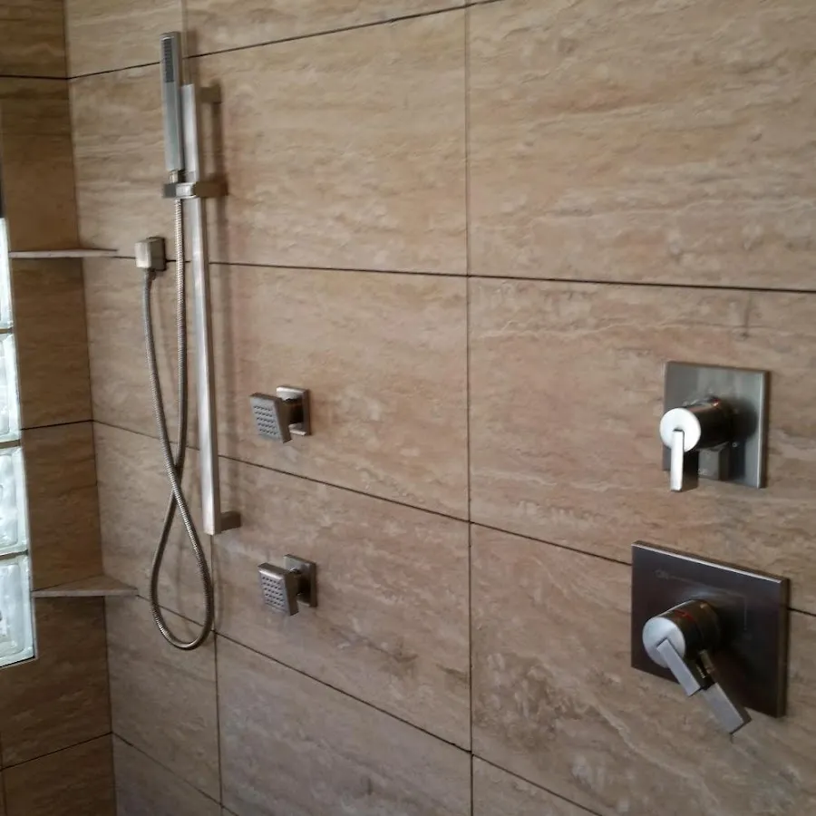 Shower fixture installation for Water Heater Replacement in North Branch